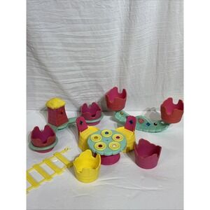 VINTAGE TREASURE TROLLS ACE NOVELTY TEETER TOTTER Tree House Picnic Ladder Gems